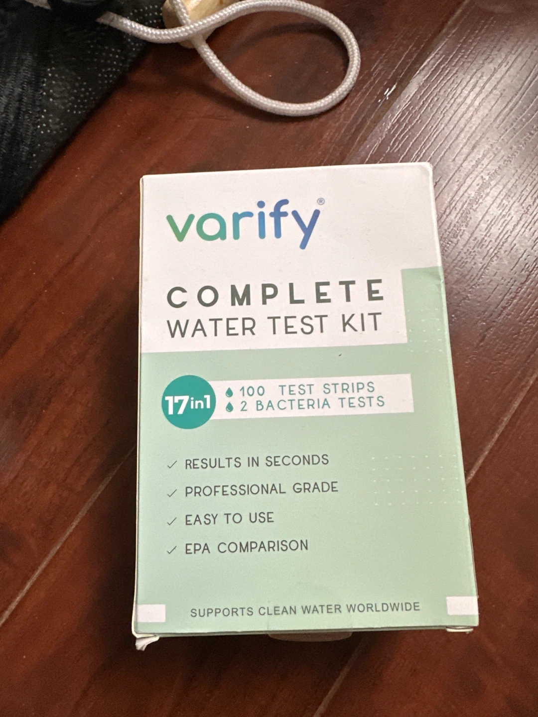 Varify Complete Water Test Kit - 100 Strips & 2 Bacteria Tests