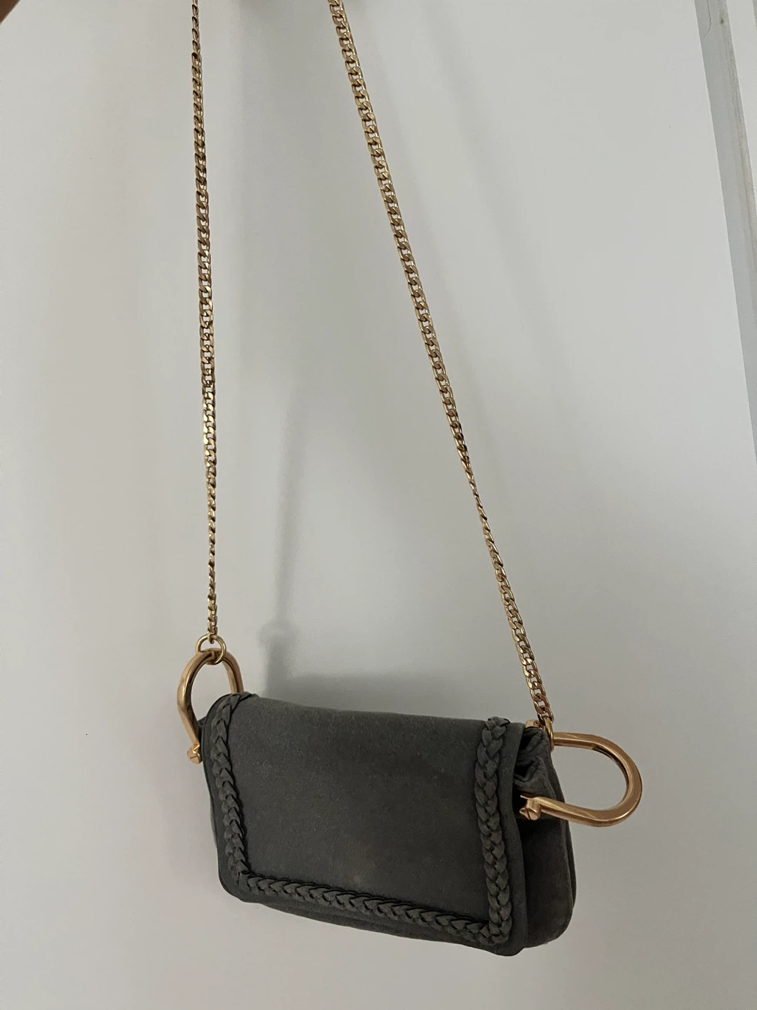 H&M Grey Chain Shoulder Bag