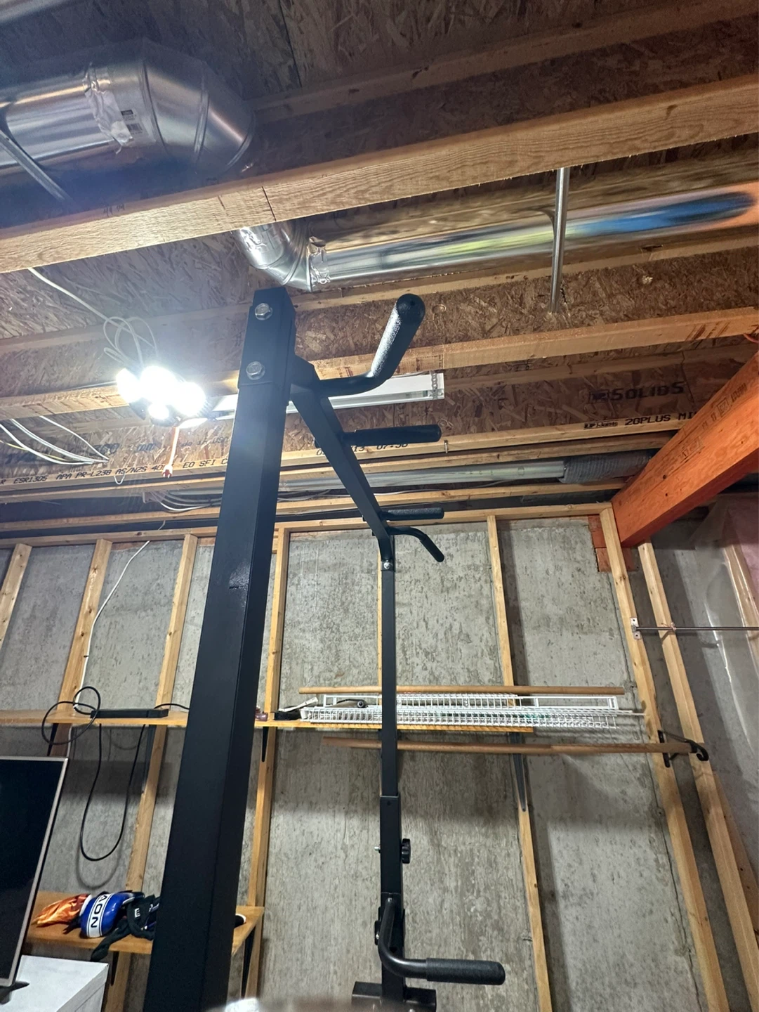 Black Pull-Up Bar and Power Rack - photo 3