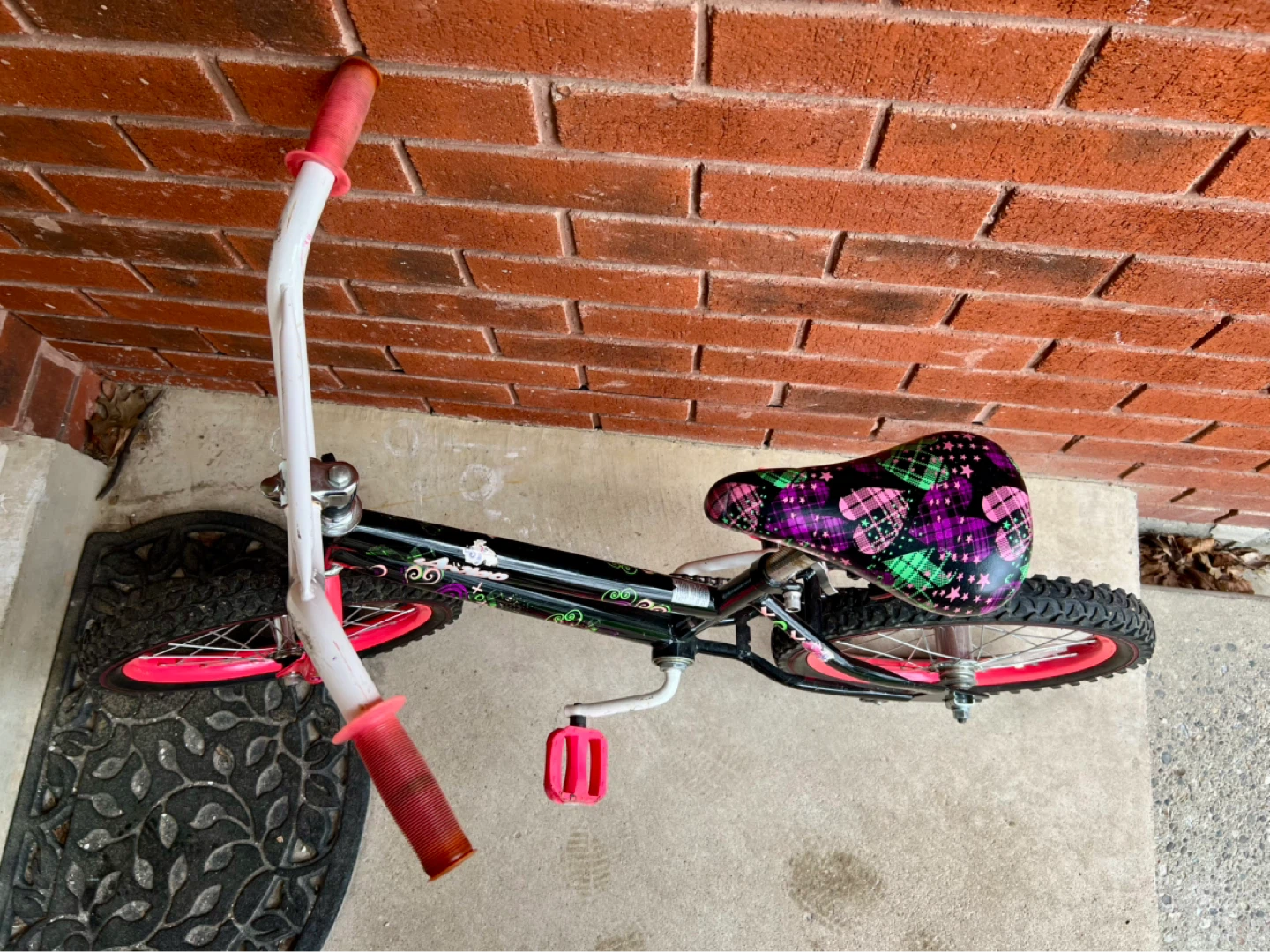 Kids Bicycle 16" Black Pink - photo 4