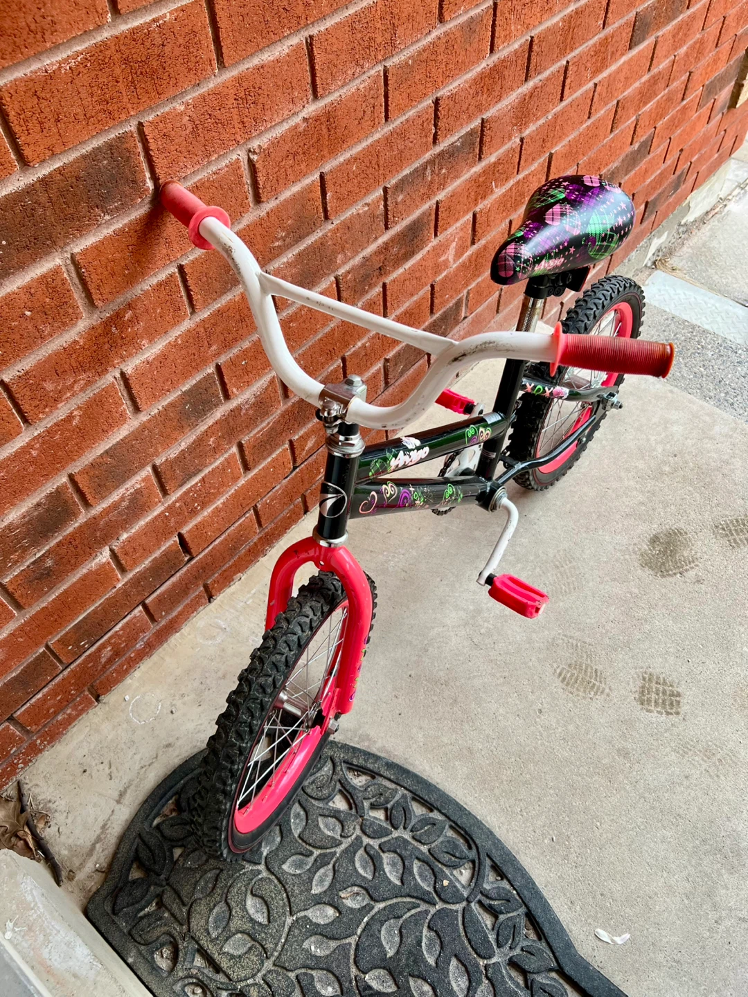 Kids Bicycle 16" Black Pink - photo 2