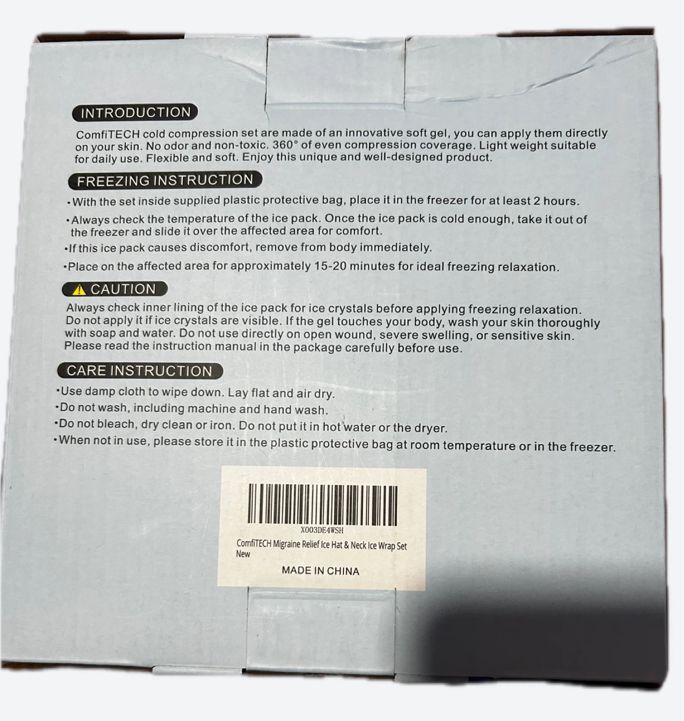 ComfiTech Ice Cap and Neck Wrap Combo - photo 2