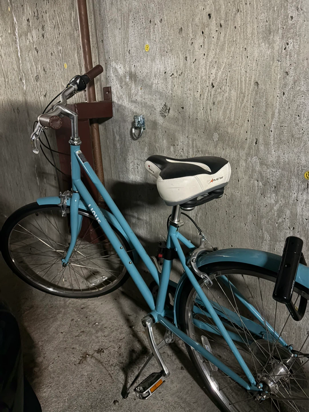 Light Blue Hybrid Bike