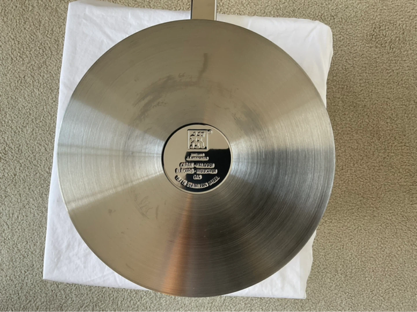 New 10” Zwilling J. A. Henckels 18/10 Stainless Steel Sauté Pan - photo 3