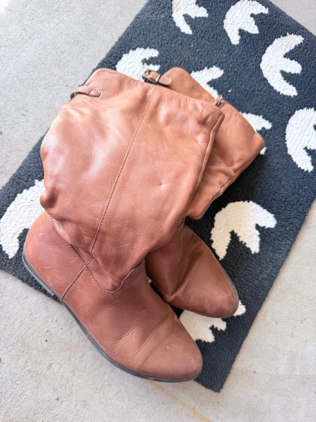 ALDO women Brown Leather Boots
