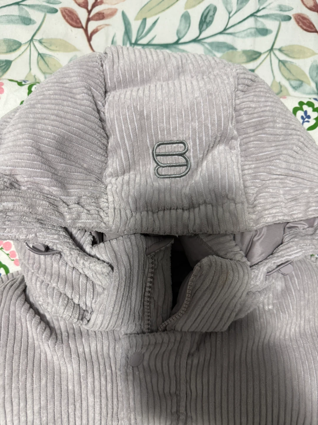 The Super Puff Original XS Puffer Jacket - Grey Corduroy - photo 2