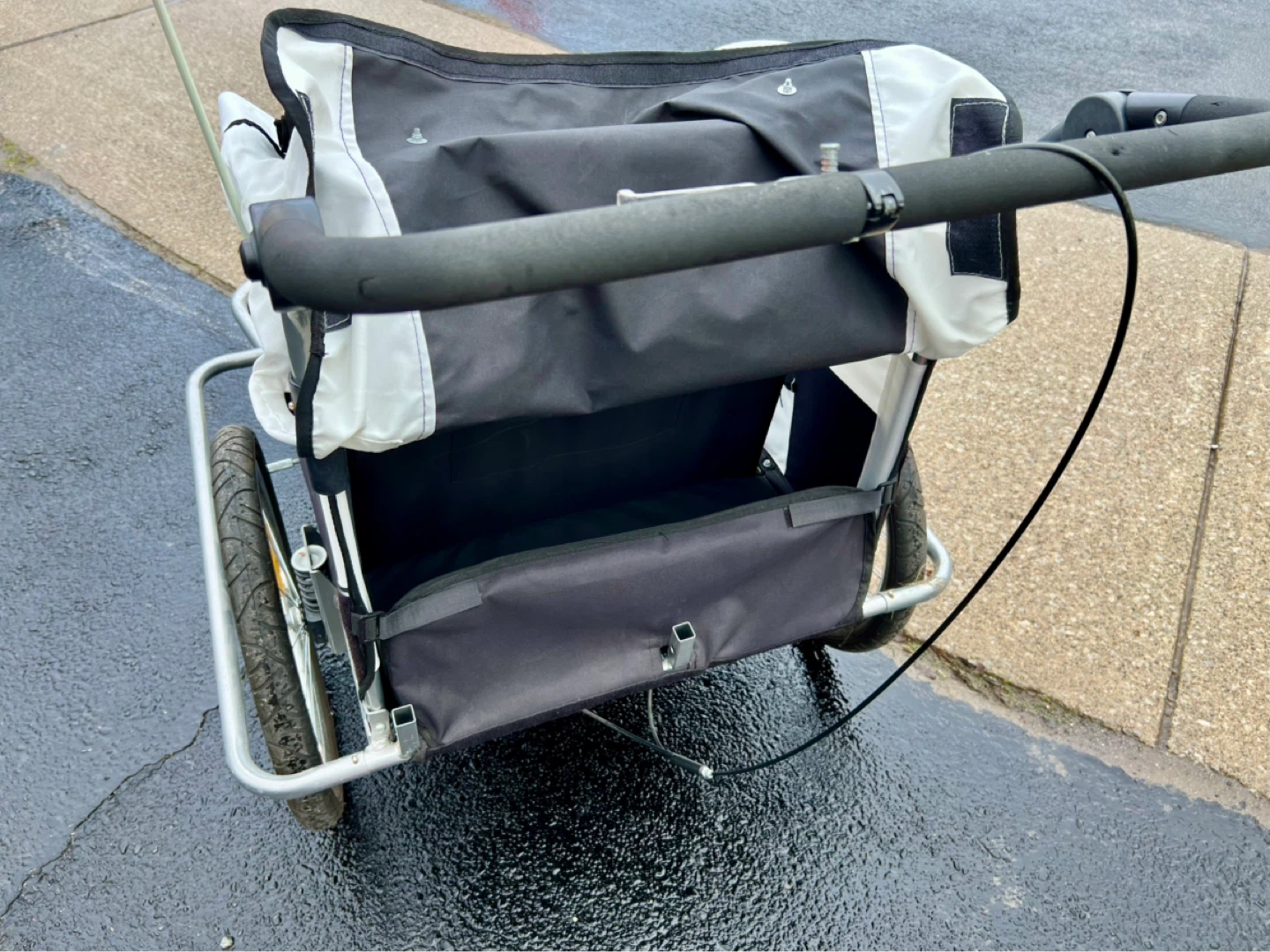 Aosom Double Child Bike Trailer Jogger - photo 5
