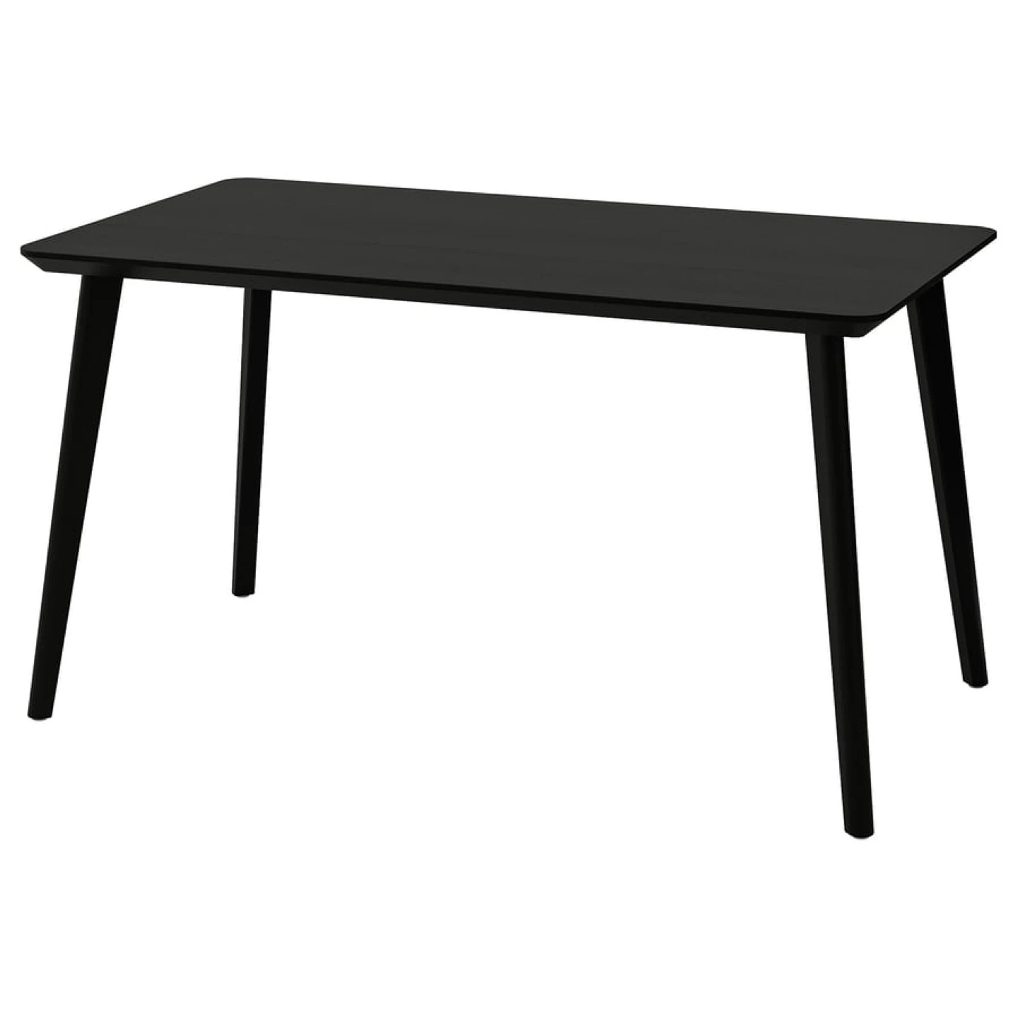 IKEA Black Modern Writing Desk - photo 5