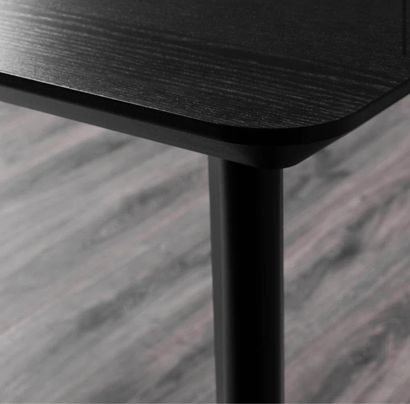 IKEA Black Modern Writing Desk - photo 4