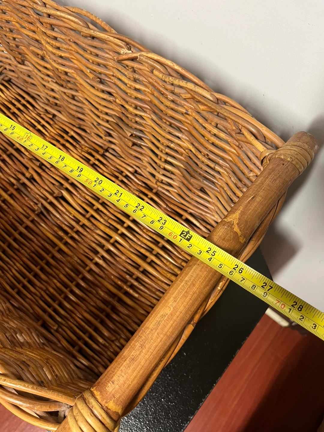 Wicker Storage Basket with Handles - photo 4