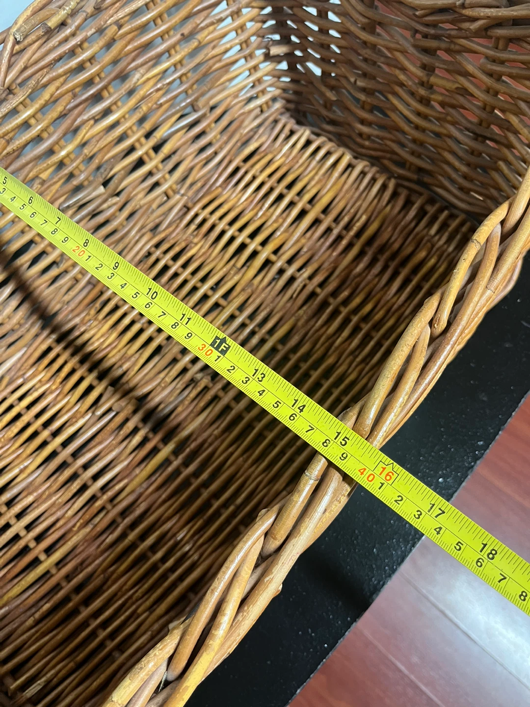 Wicker Storage Basket with Handles - photo 5