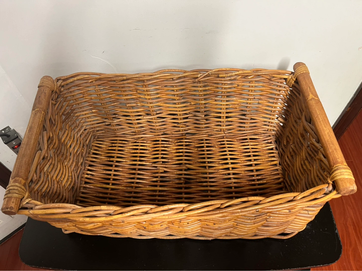 Wicker Storage Basket with Handles - photo 2
