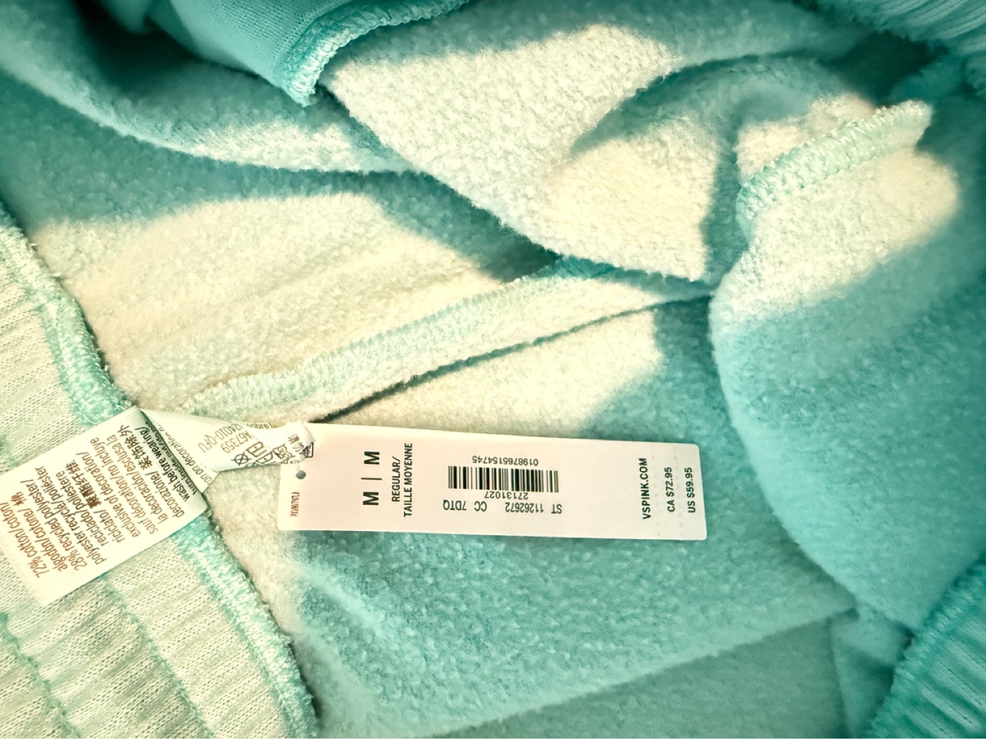 Victoria's Secret PINK Sweatpants M Regular Aqua - photo 3