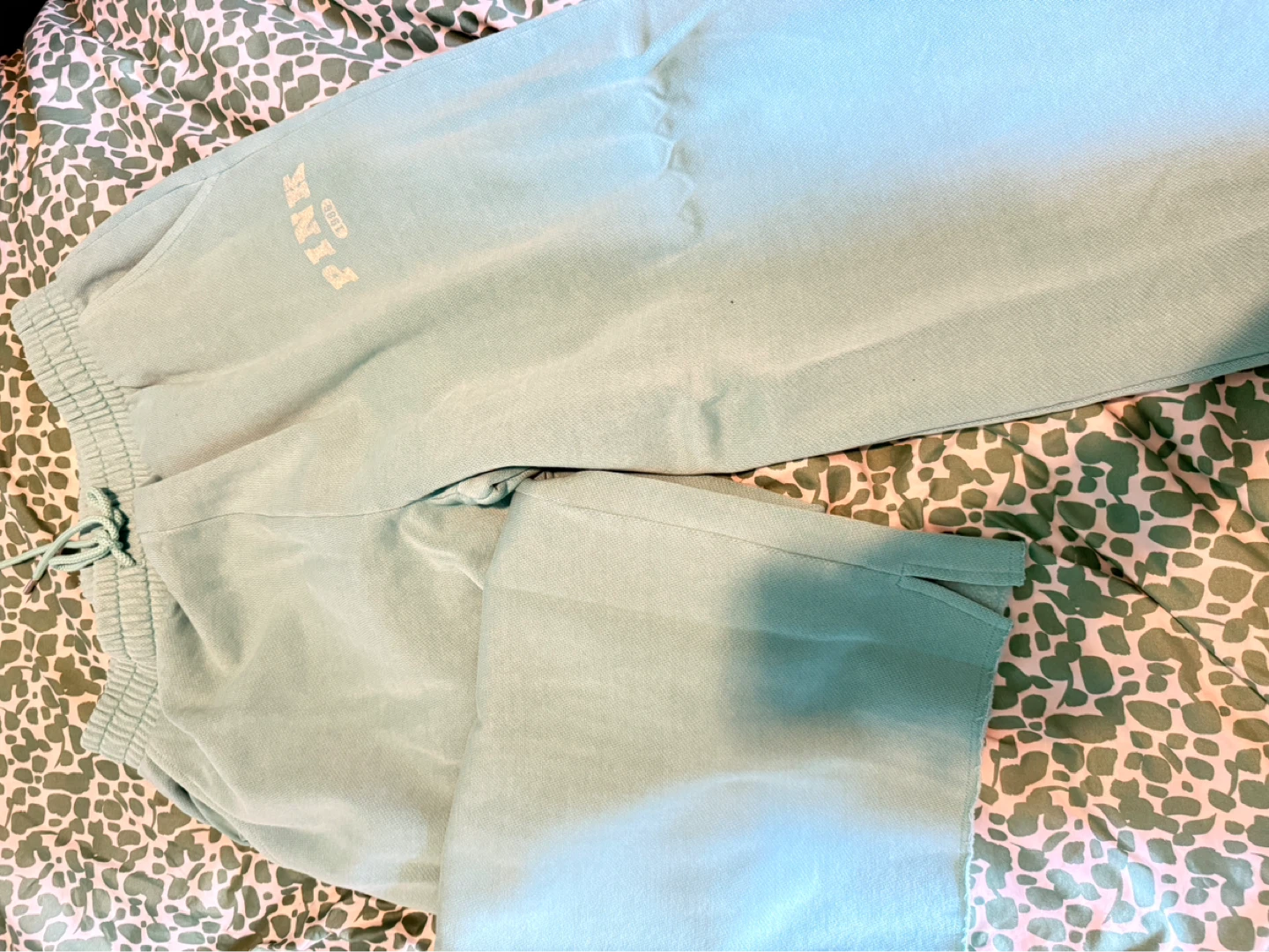 Victoria's Secret PINK Sweatpants M Regular Aqua - photo 2