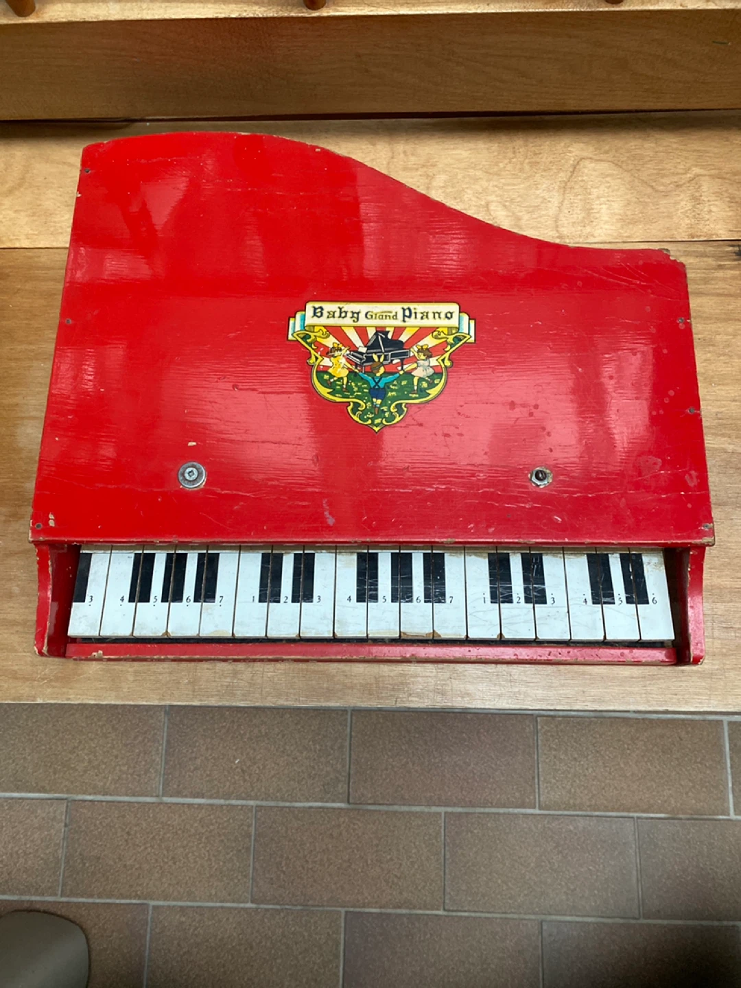 Vintage Baby Grand Piano Toy