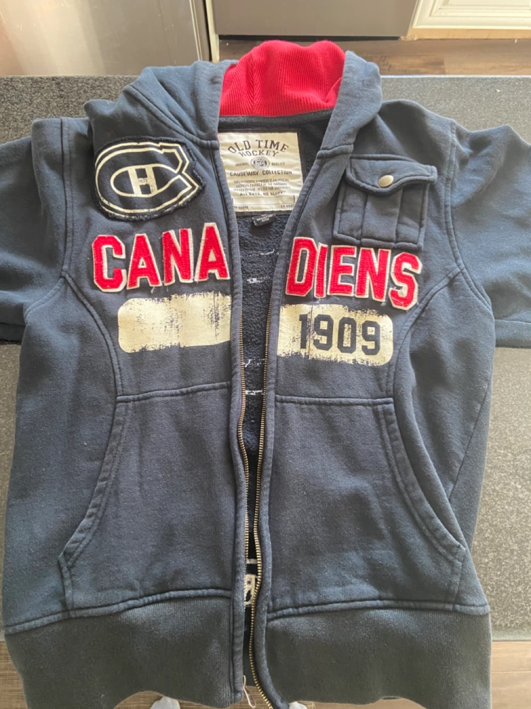 Montreal CanadiensZip-Up Hoodie - Size S - photo 5
