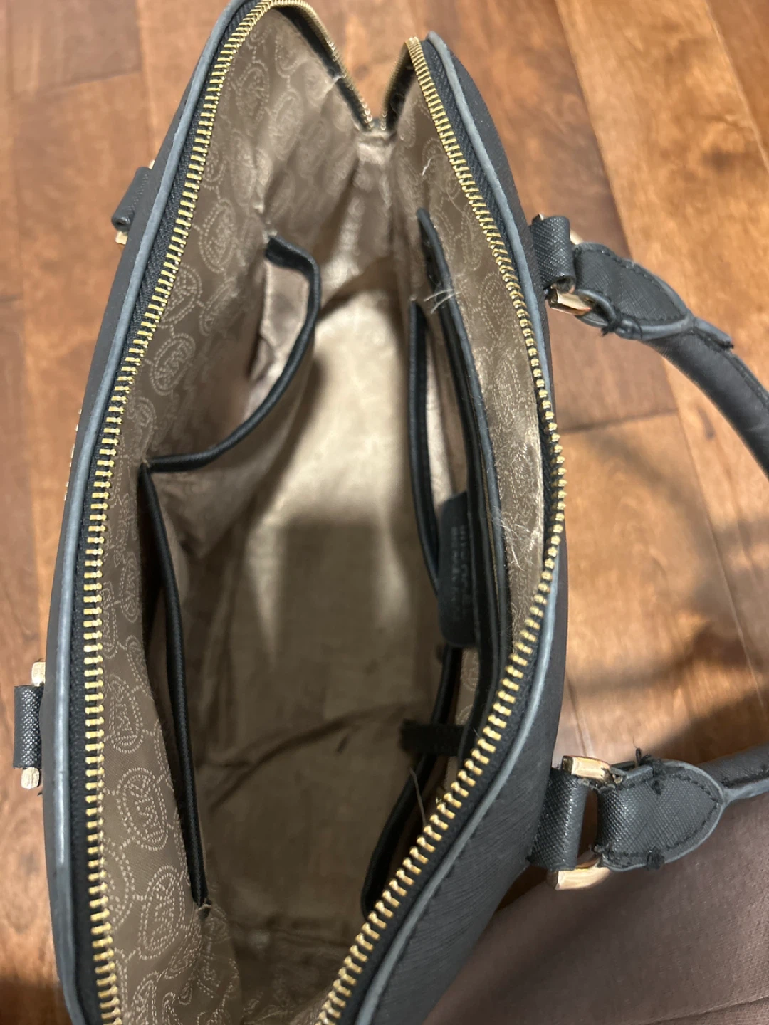 Michael Kors Black Leather Satchel Handbag - photo 2