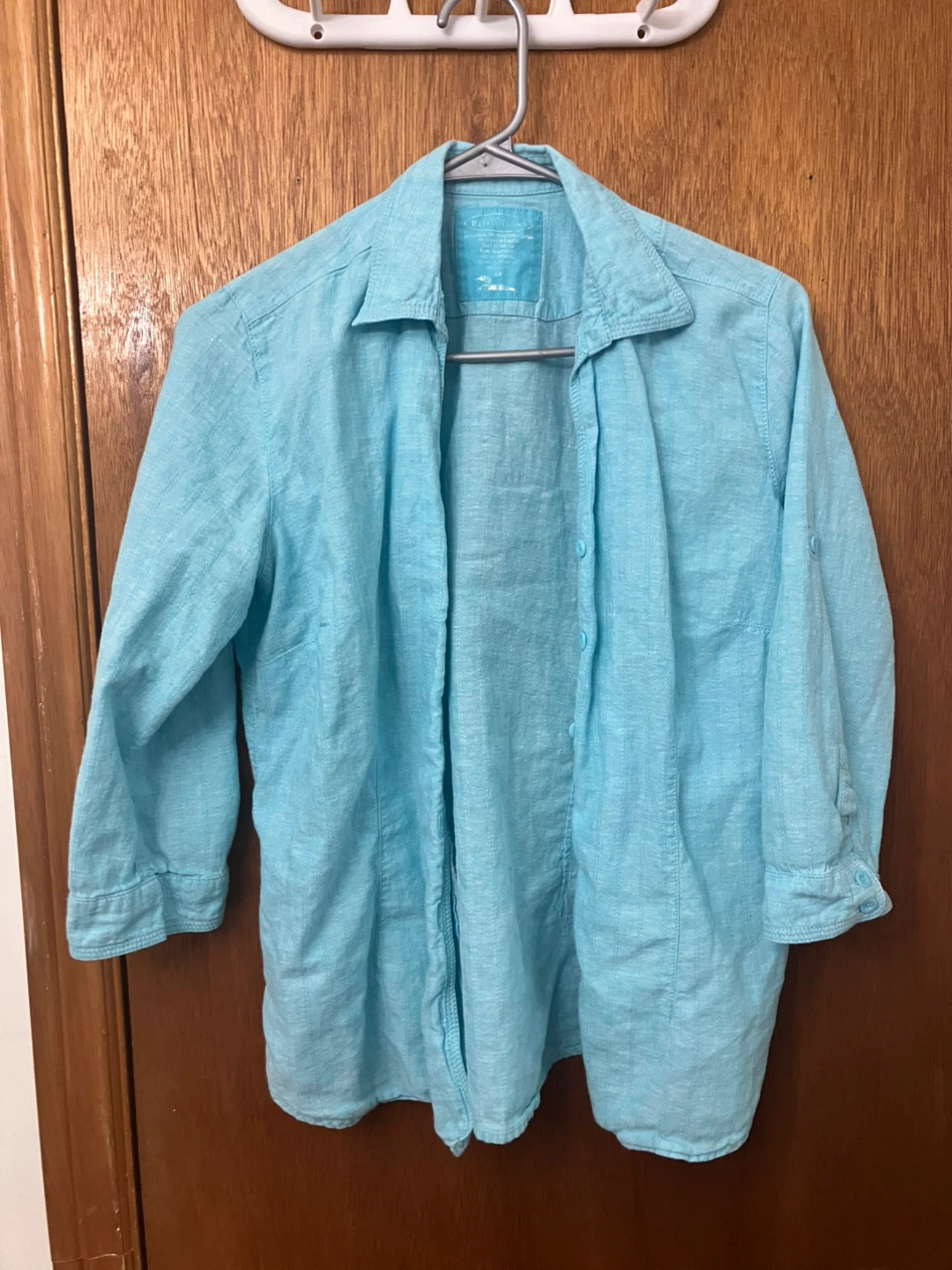 Northern Reflections Linen Blend Shirt - Blue - S/P