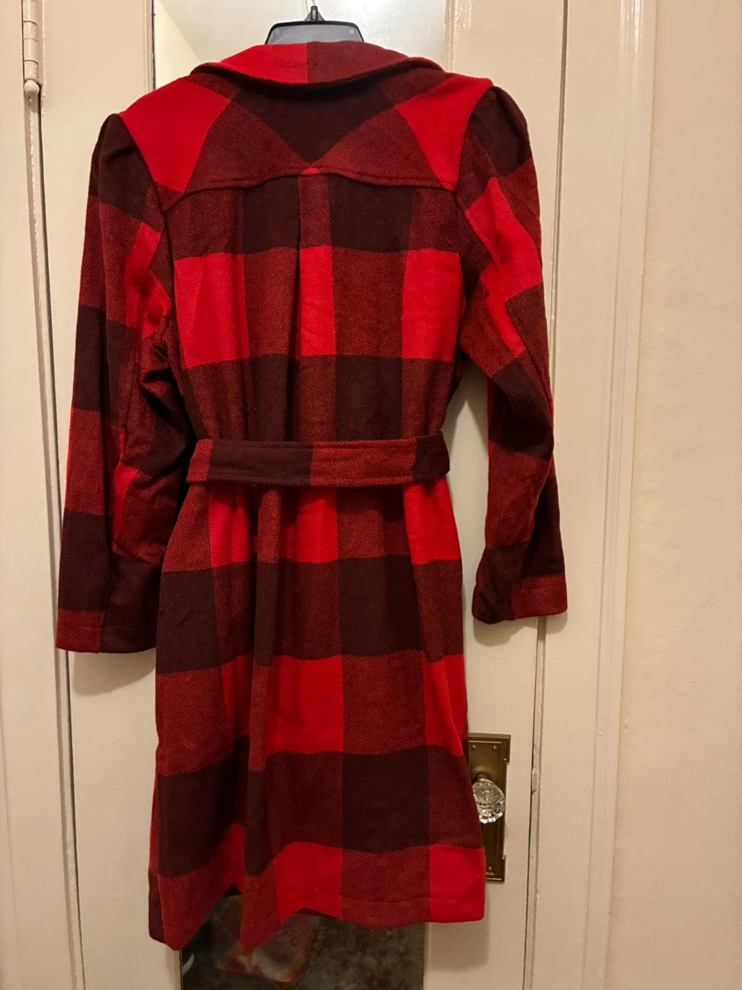 G by Giuliana Black Label Red Buffalo Plaid Coat Size XLP - photo 4
