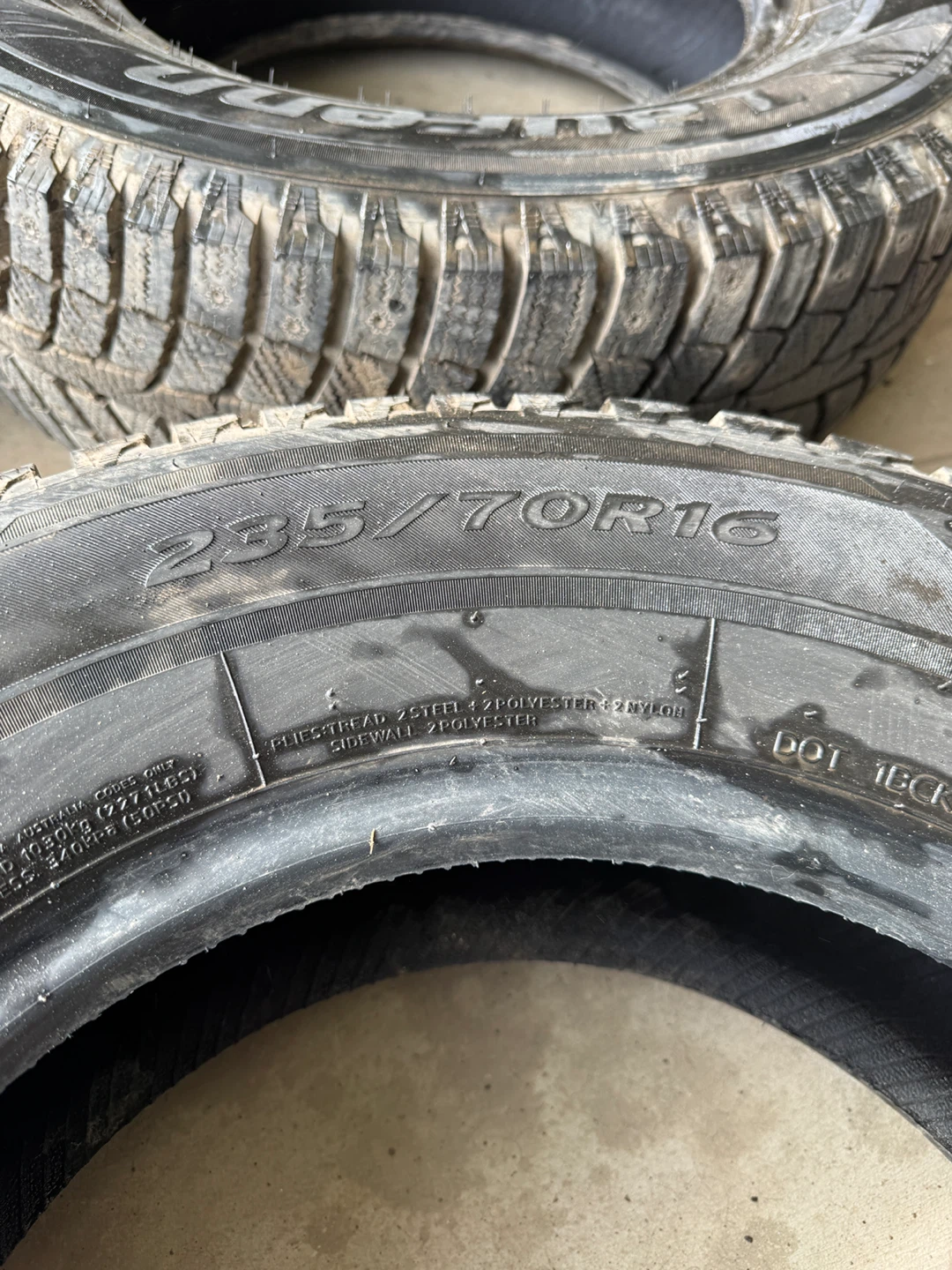 235/70r16 laufenn fit ice (dot 1525) like brand new - photo 5