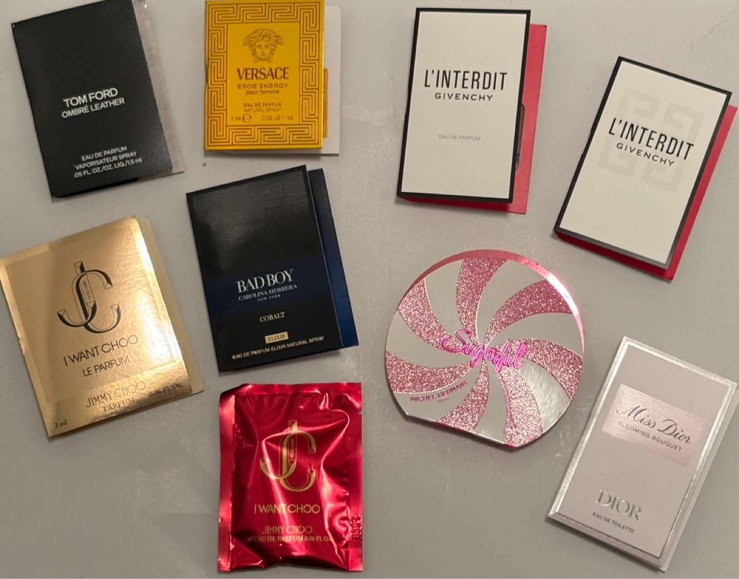 Assorted Designer Perfume Samplers (9)