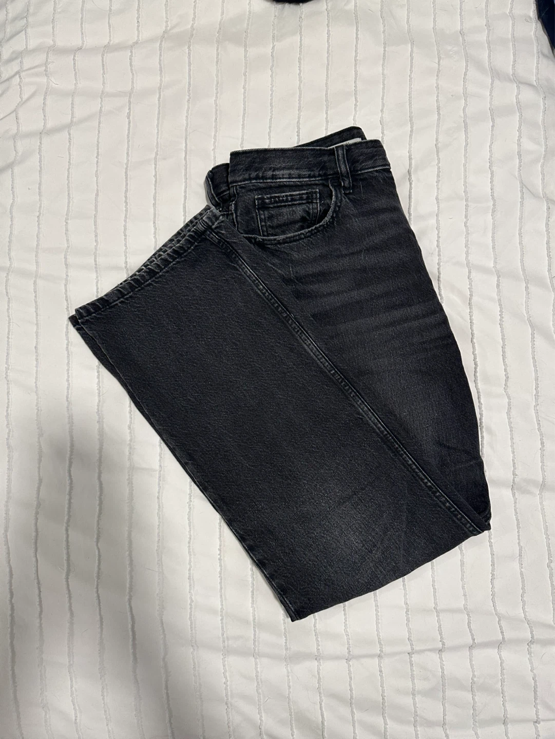 MANGO Black Denim Jeans