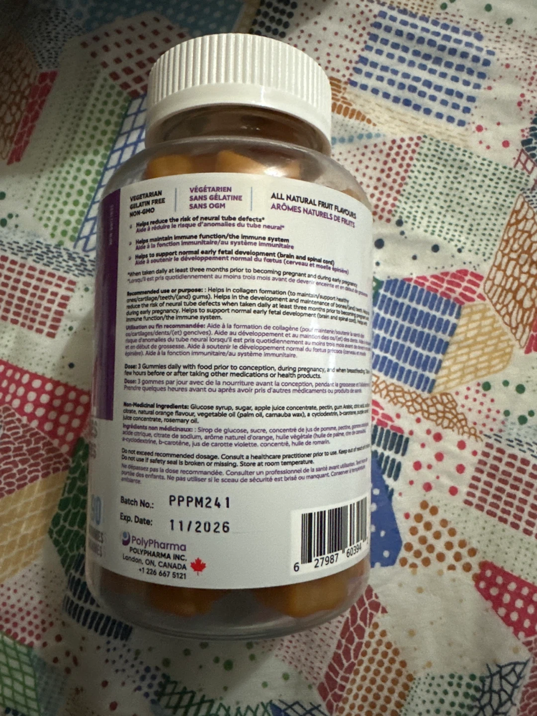PolyPharma Prenatal Multivitamin Gummies - photo 2