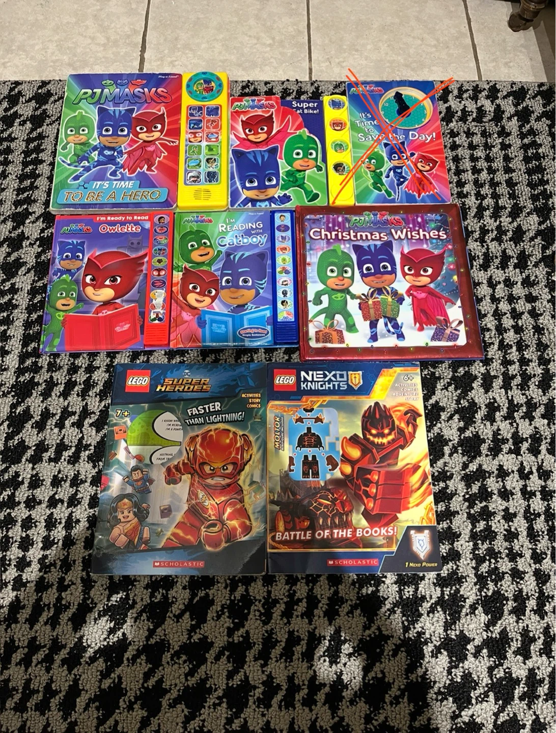 PJ MASKS and LEGO kids books