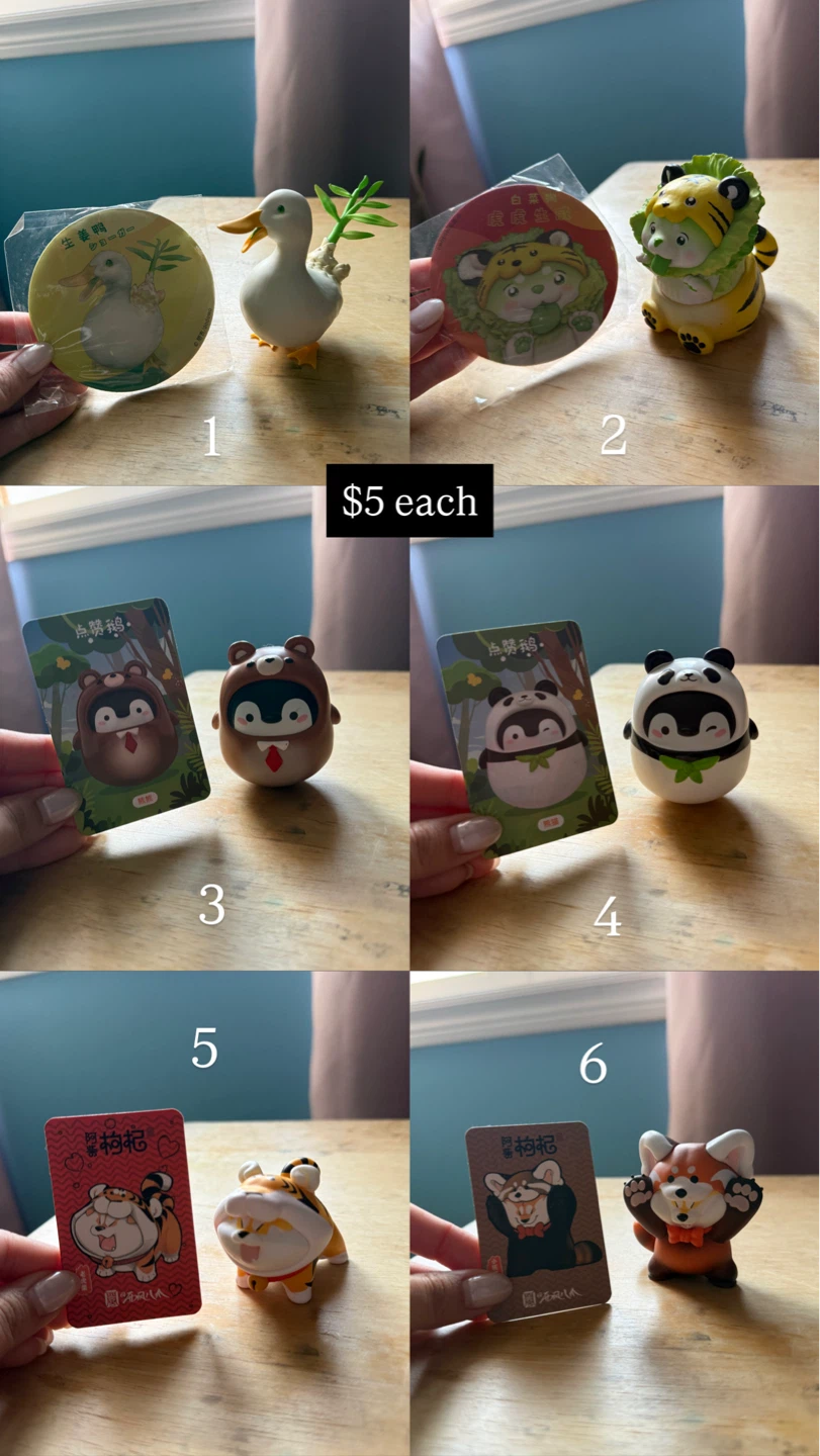 Blind box figurines for sale