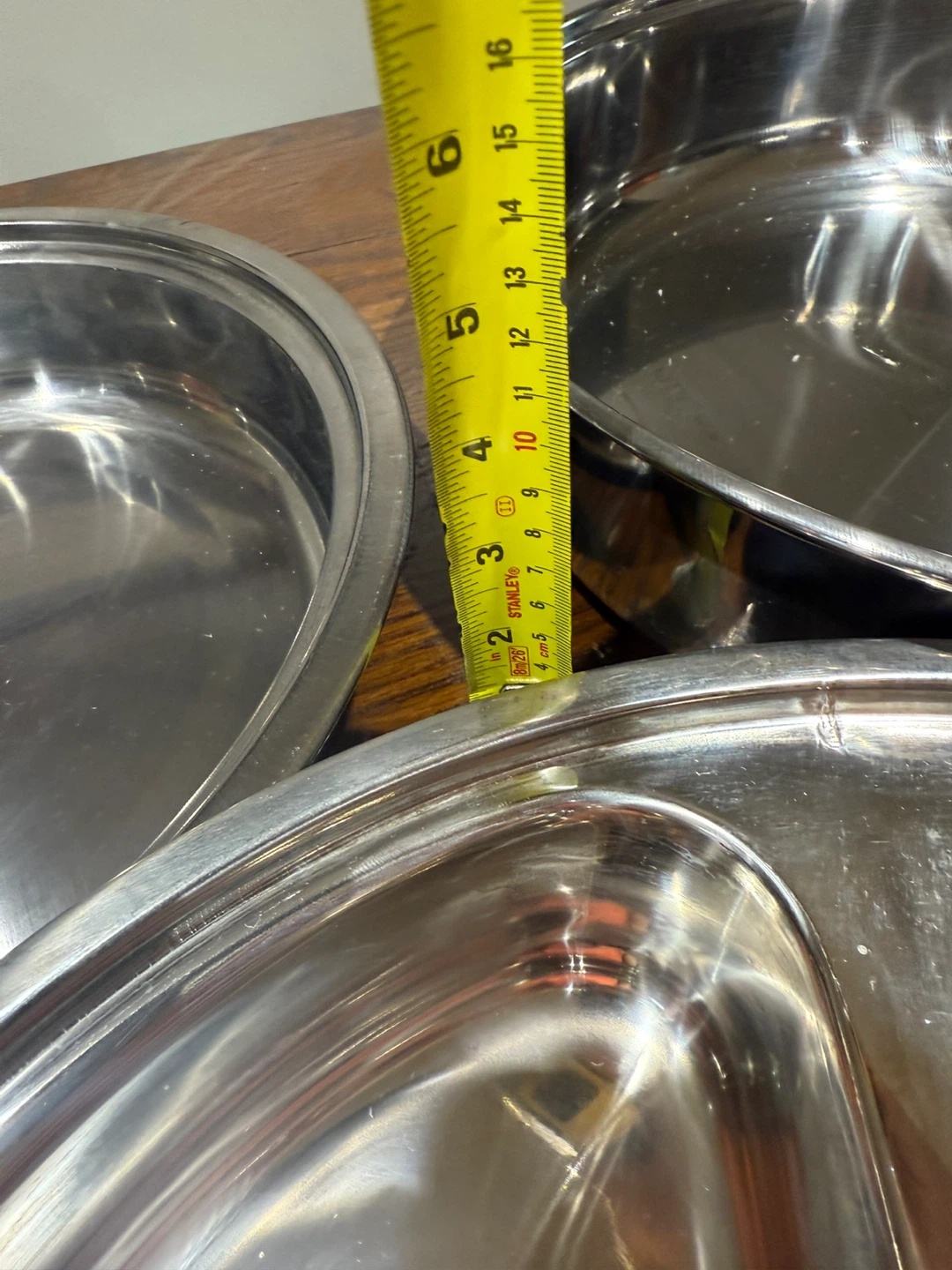 Metal Serving Bowls – 3-Piece Set - photo 3