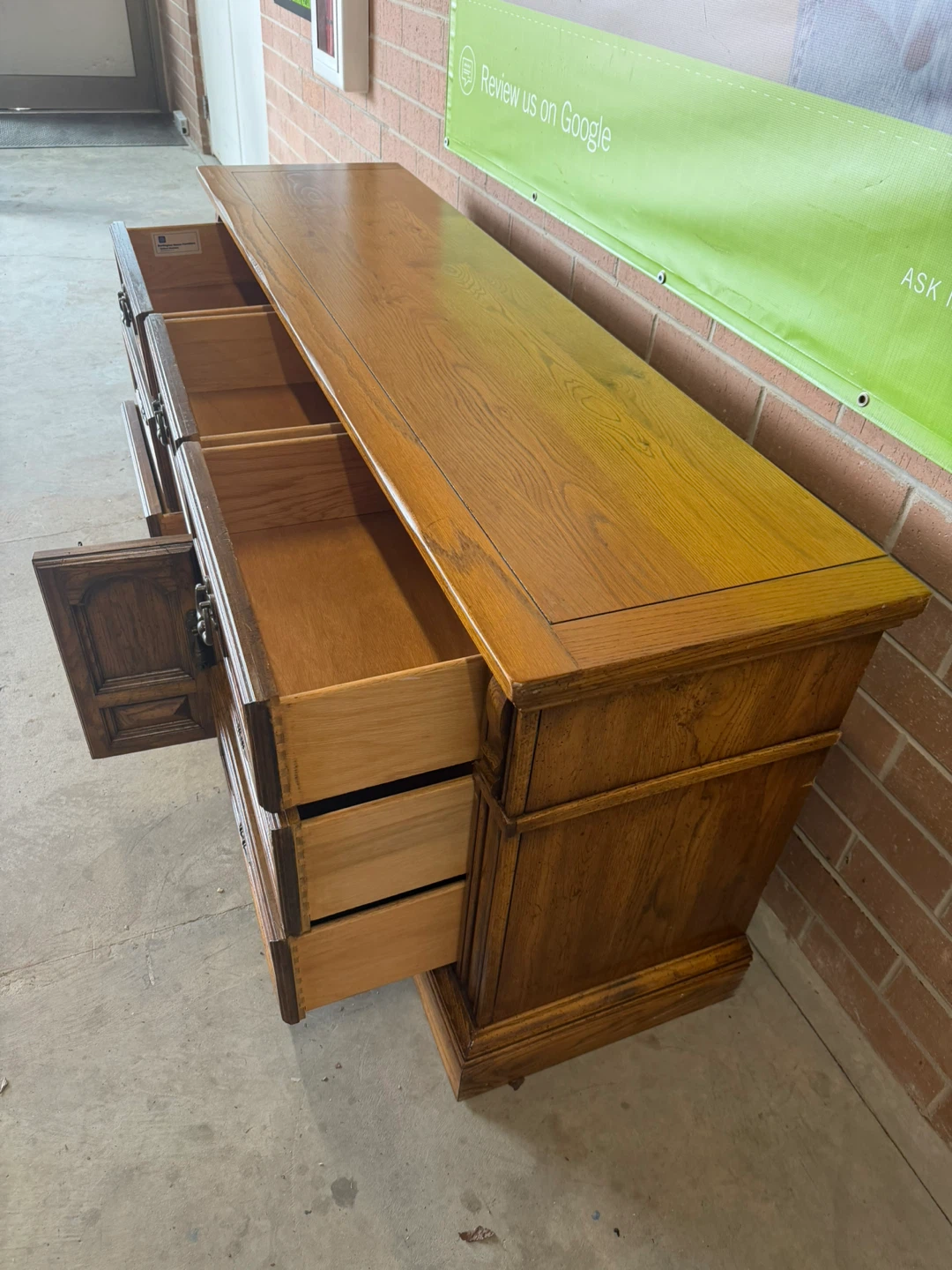 Burlington Wooden Dresser with 9 Drawers - photo 5