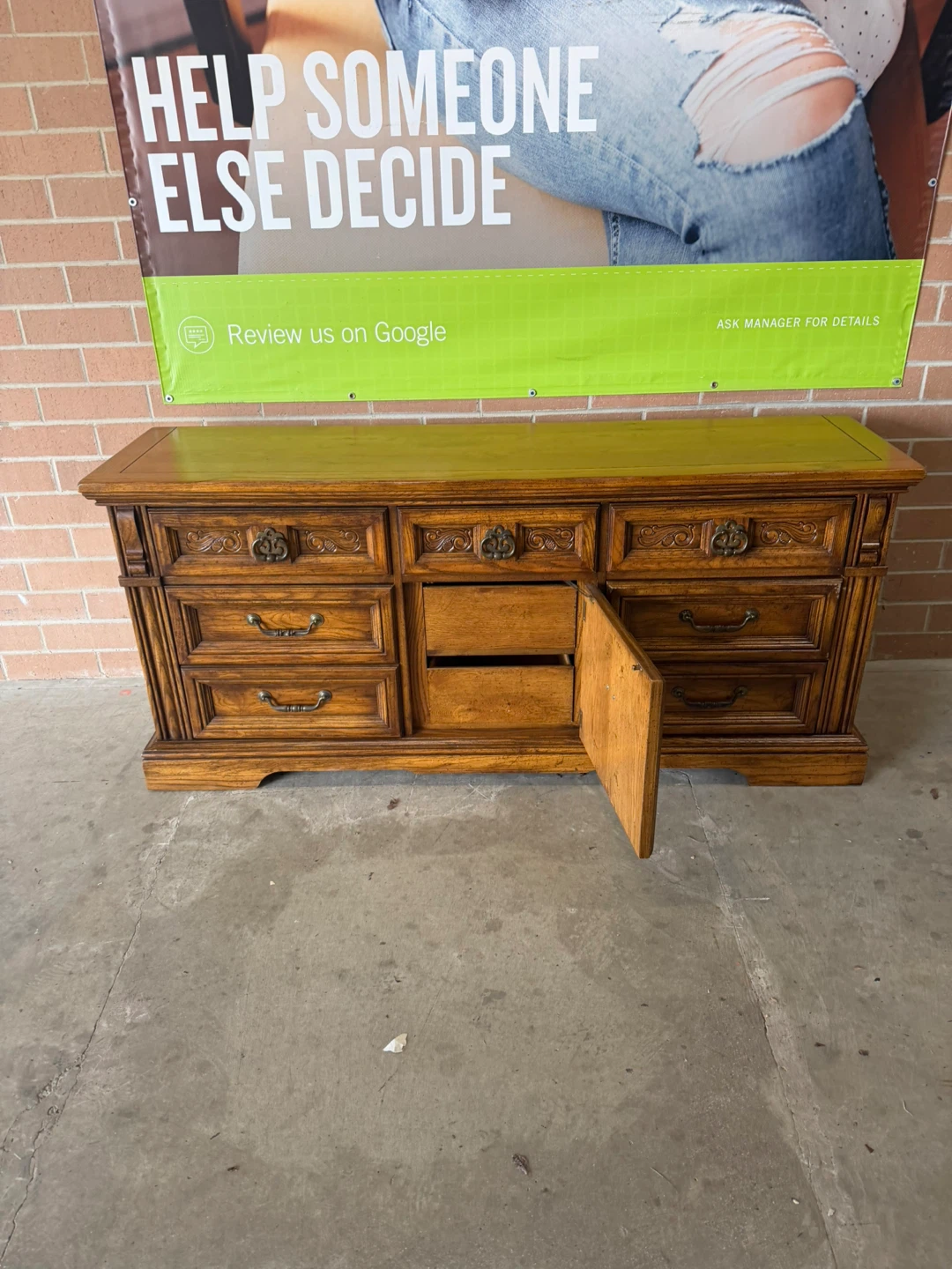 Burlington Wooden Dresser with 9 Drawers - photo 2