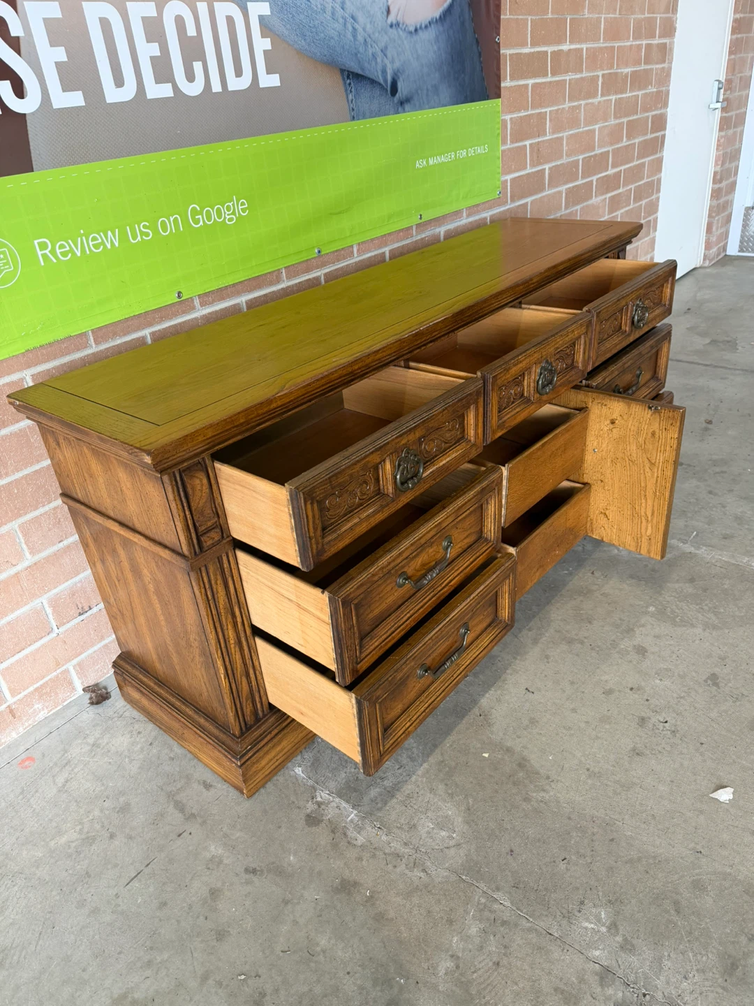 Burlington Wooden Dresser with 9 Drawers - photo 3