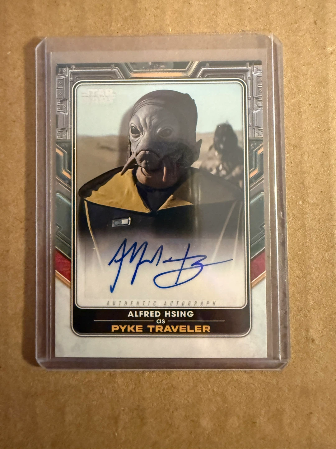 Star Wars The Book of Boba Auto Card Alfred Hsing as Pyke