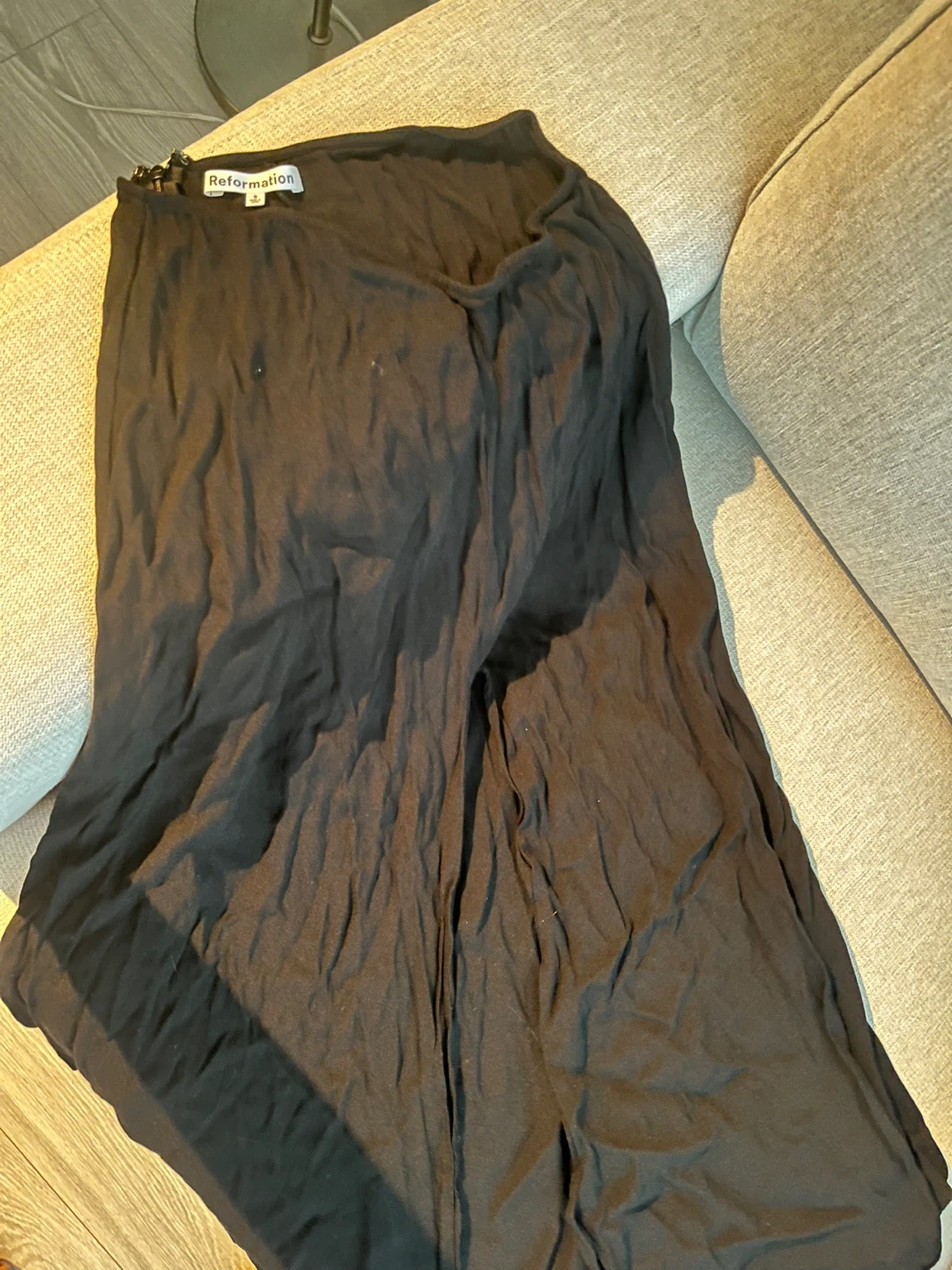 Reformation Zoe Skirt - Black (Final Sale) - photo 2