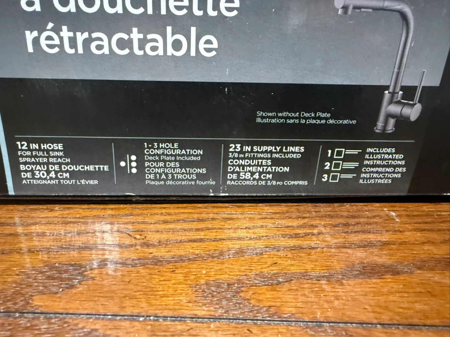 Glacier Bay Menlo Pull-Out Kitchen Faucet - Matte Black - photo 5