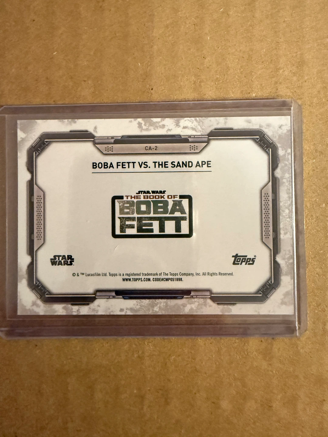Star Wars The Book of Boba Fett Concept Art Trading Card 83/99 - photo 2