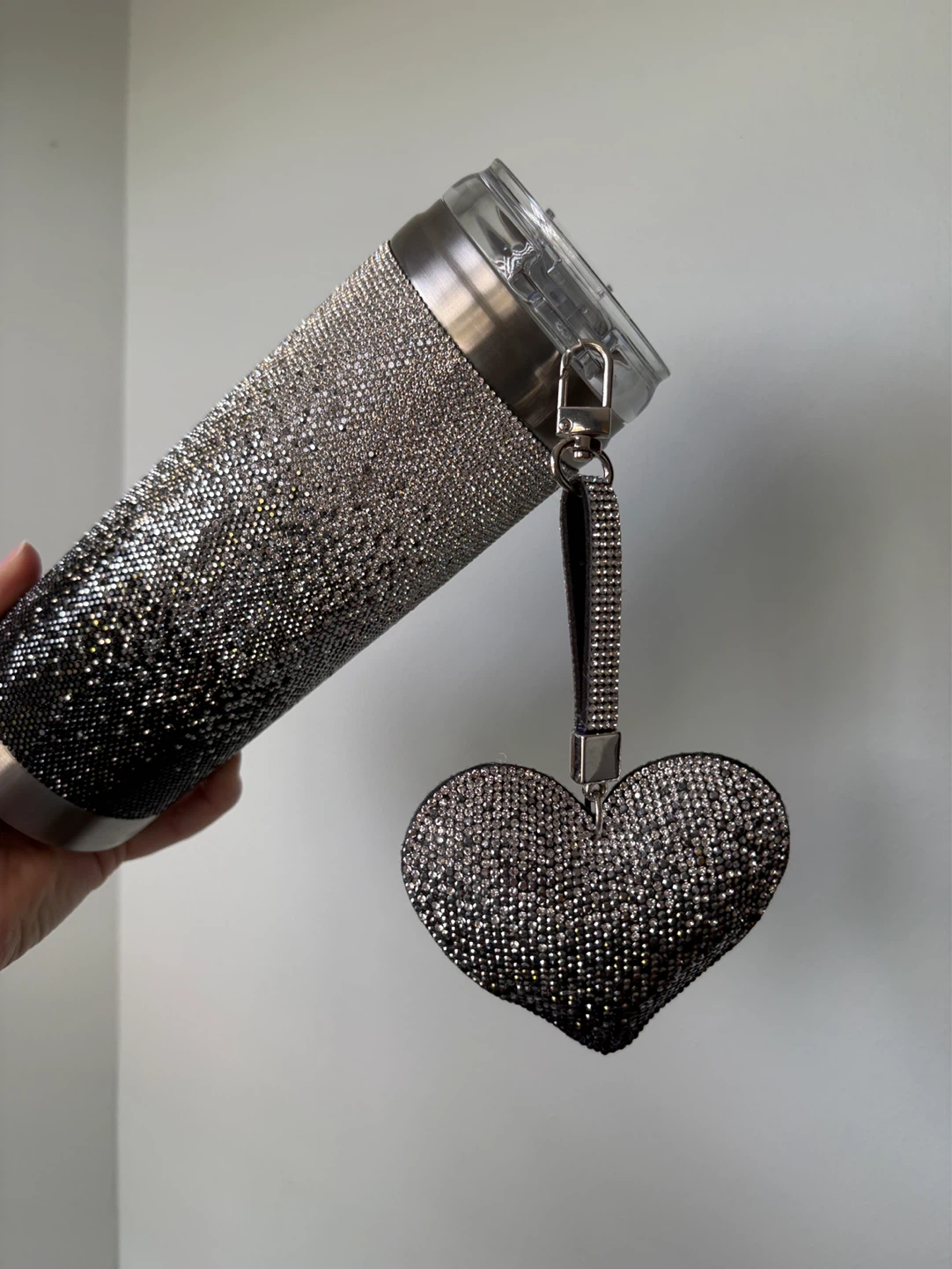 La Creme de Cocoa Crystal Tumbler with Heart Charm - photo 2