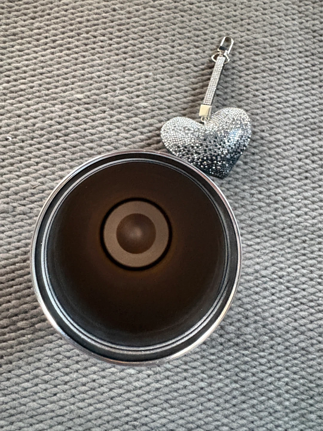 La Creme de Cocoa Crystal Tumbler with Heart Charm - photo 4