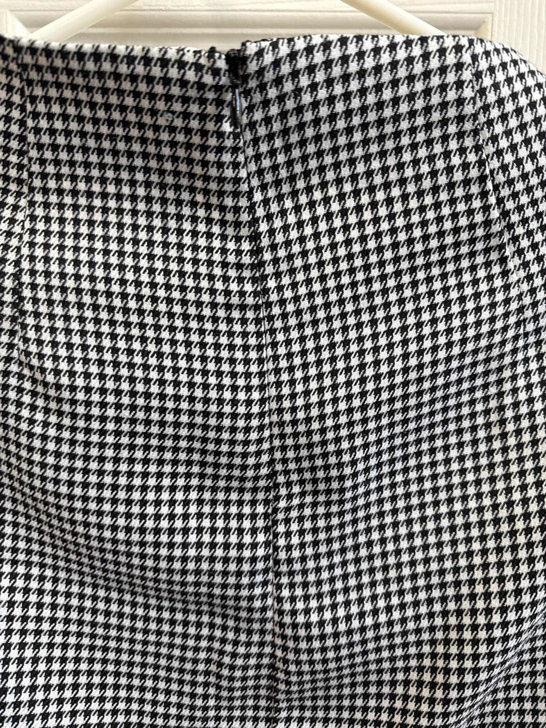 SHEIN Black and White Houndstooth Pleated Skirt Size XS - photo 2