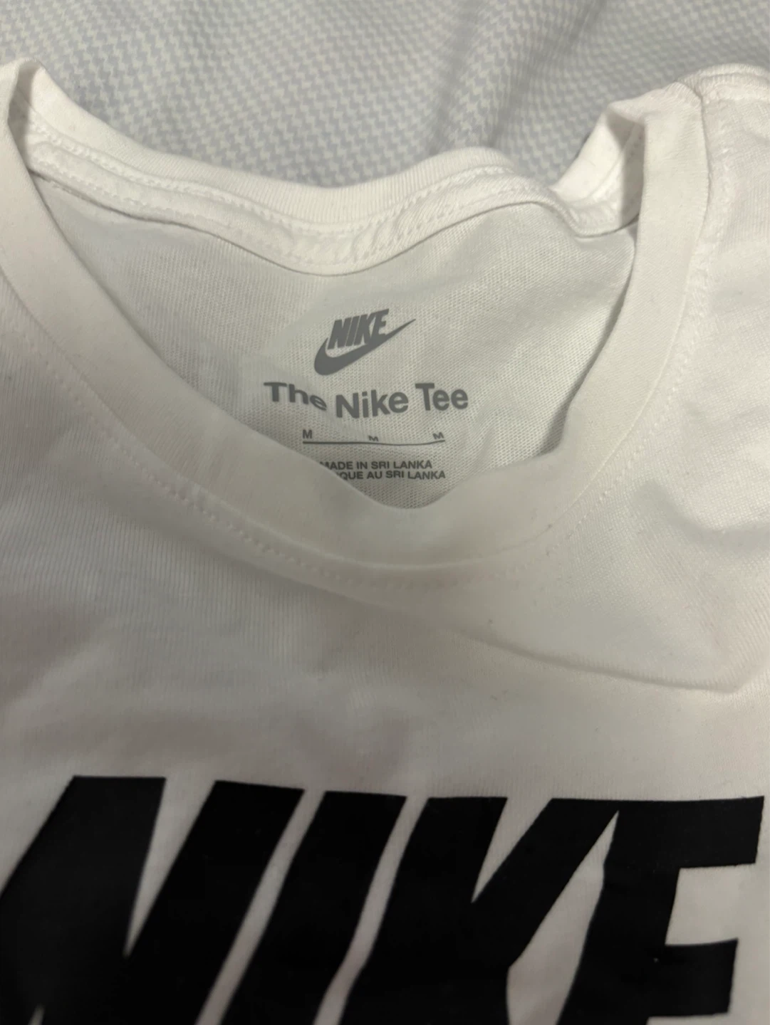 Nike Women's White Medium Logo Tee