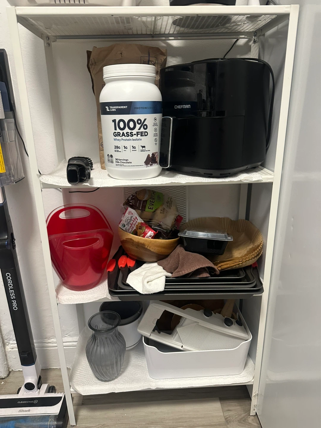 White 3-Tier Shelf for kitchen