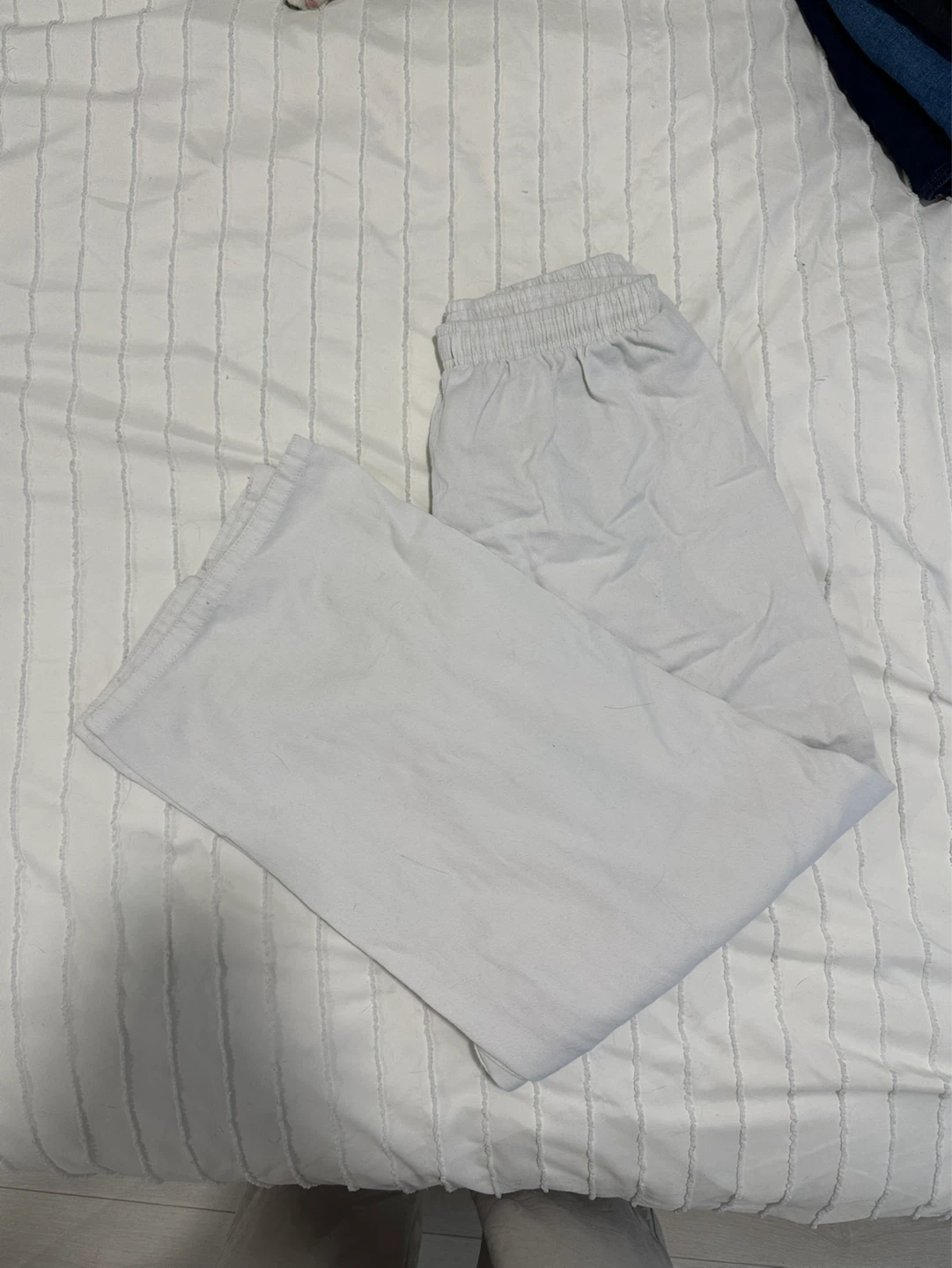 White Wide Leg Pants