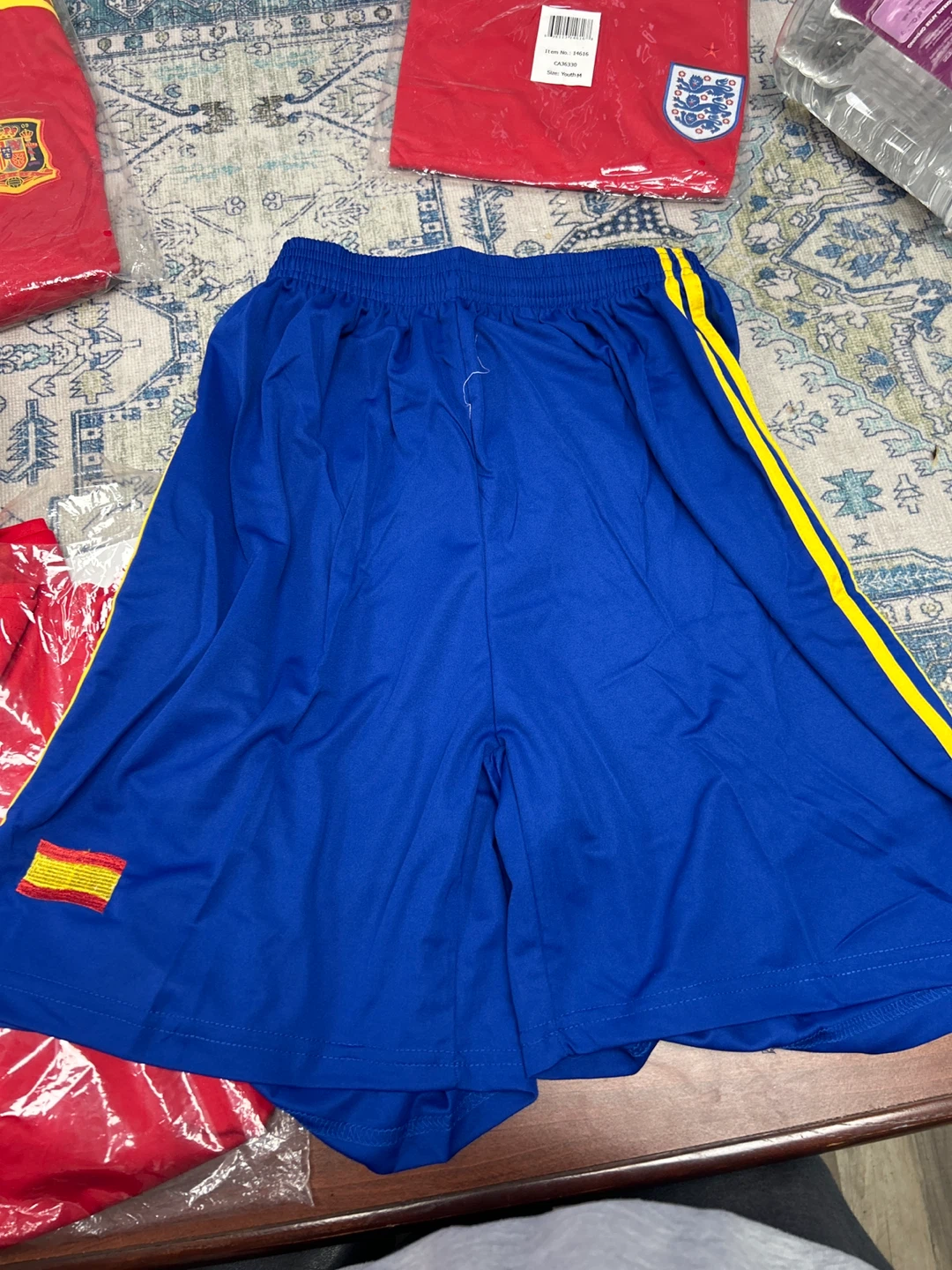 Spain Soccer Jersey and Shorts Set - photo 2
