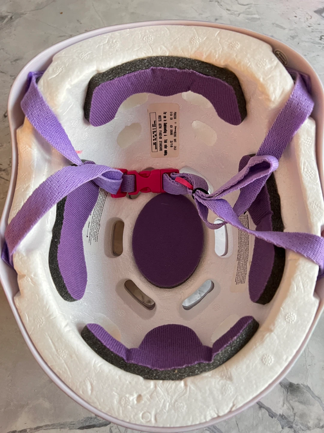 Kids Princess Bike Helmet - photo 2