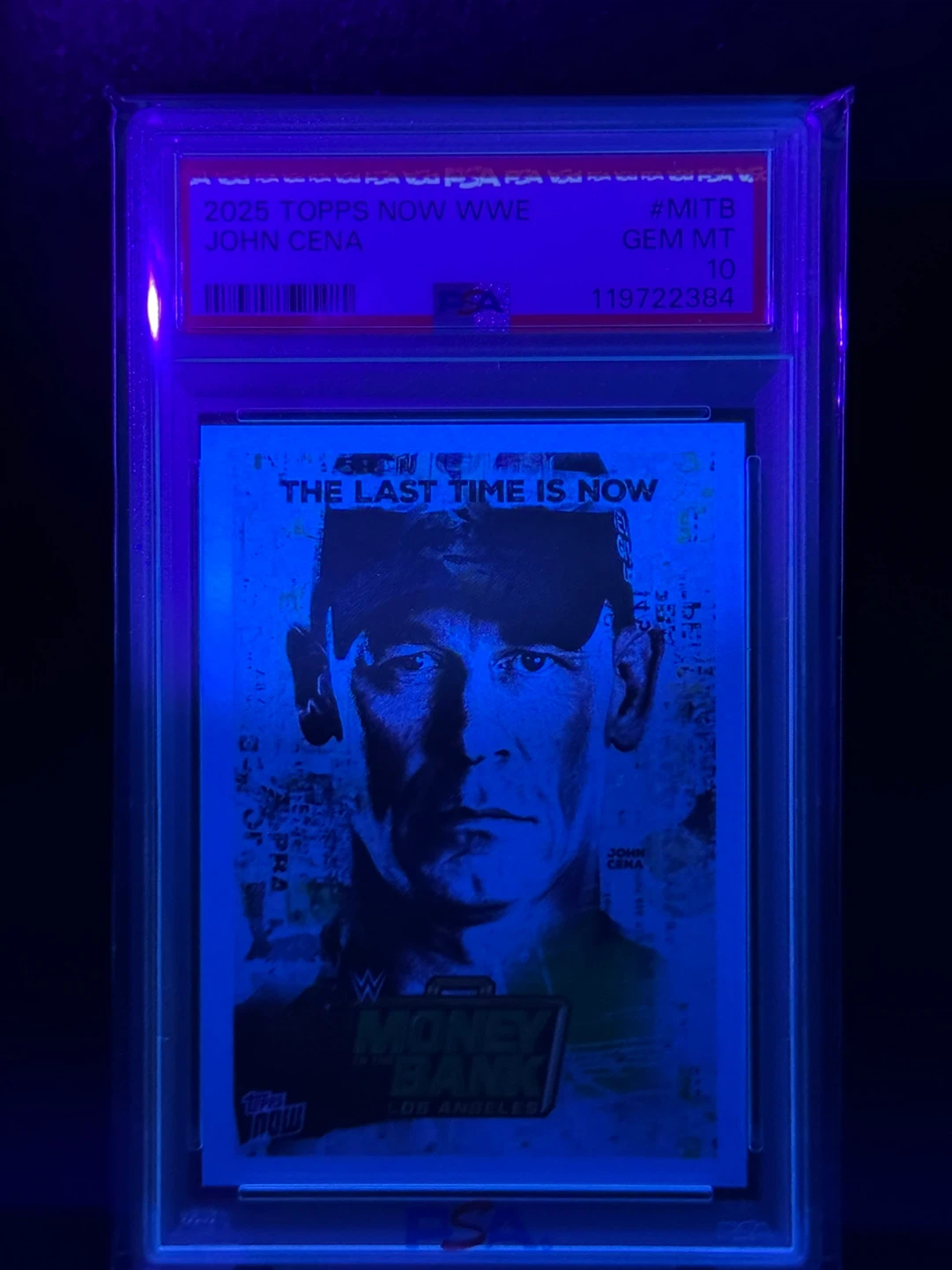 2025 Topps Now WWE John Cena #MITB Trading Card - photo 2