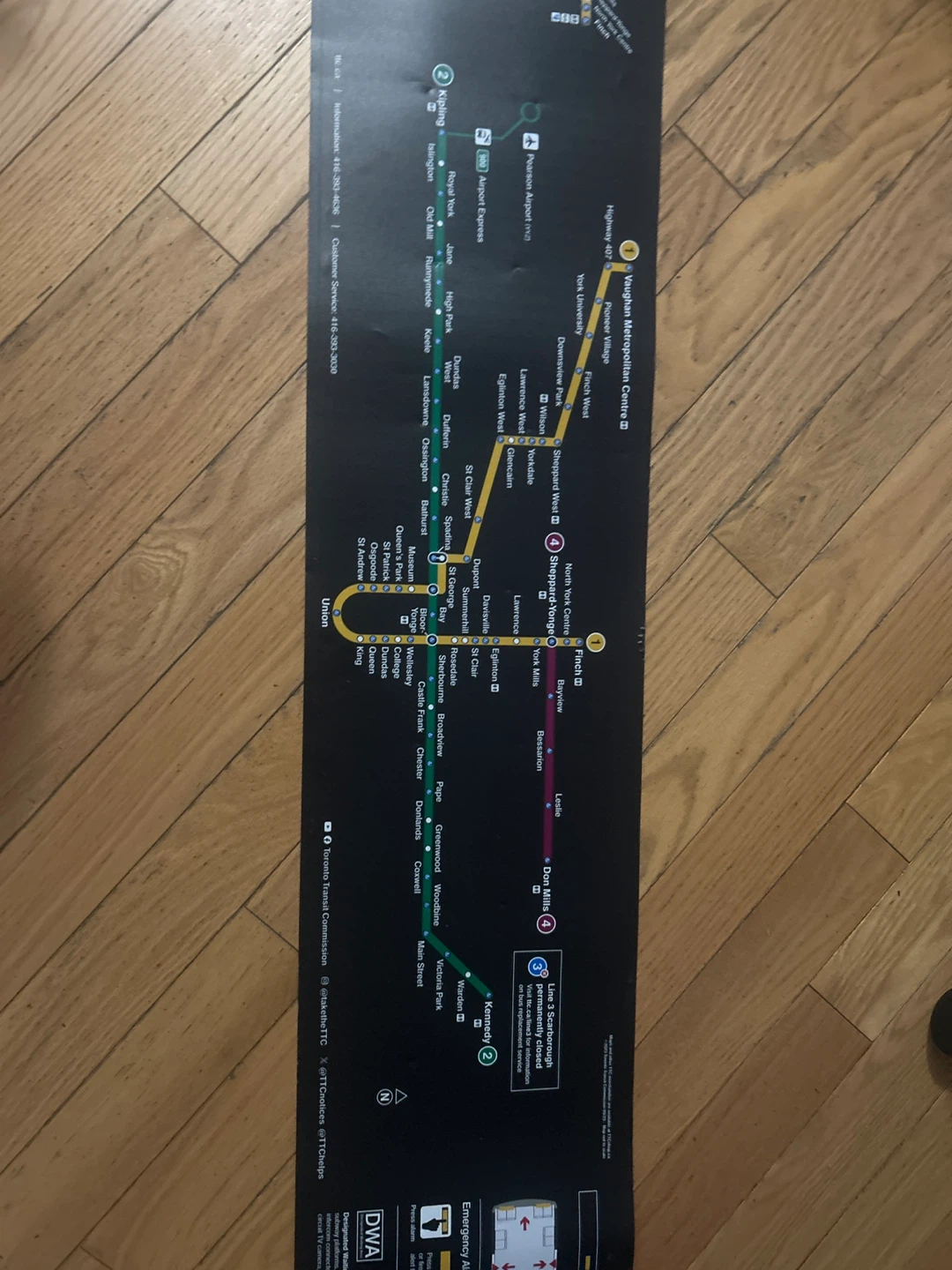 TTC Subway Map