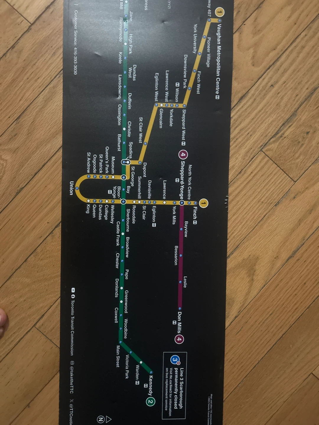 TTC Subway Map - photo 2