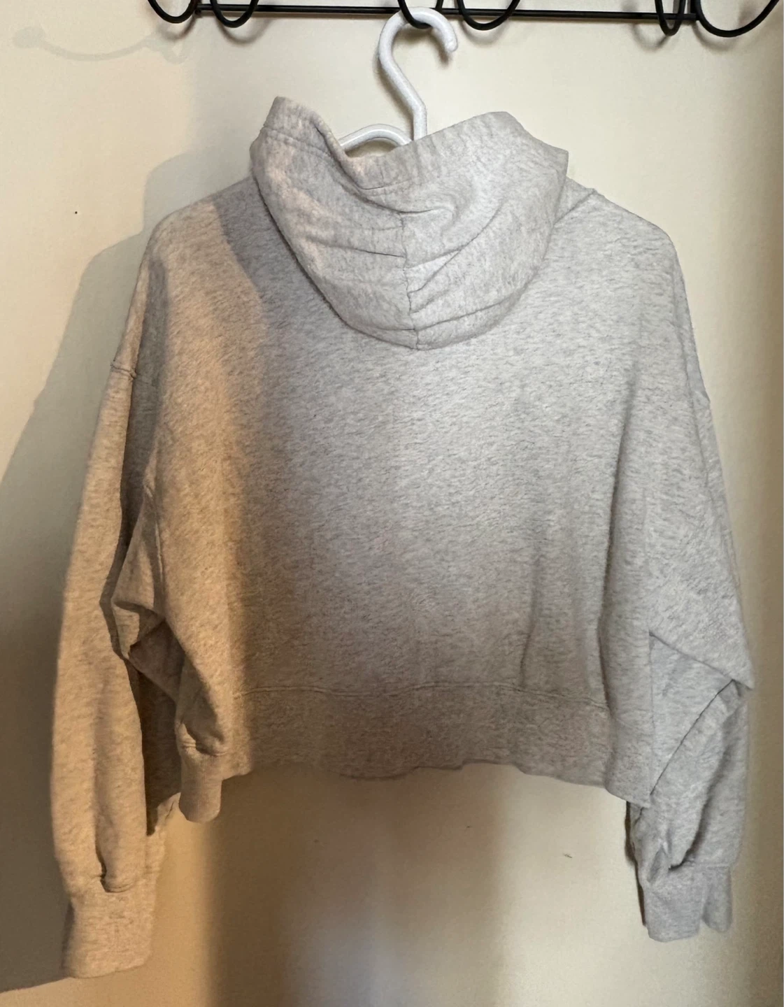 Grey Cropped Hoodie - photo 2