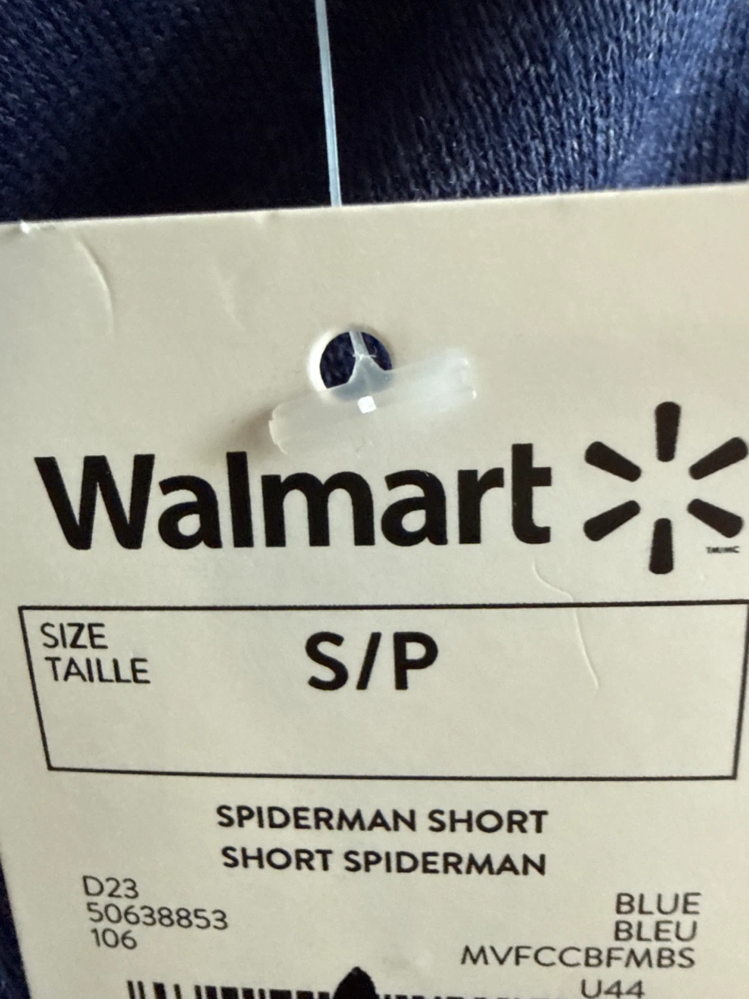 Marvel Spiderman Blue Shorts Size S/P - photo 5
